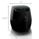 thumbnail image 3 of MegaChef Airfryer y multicocina de 3,5 cuartos con 7 configuraciones preprogramadas en elegante negro, 3 of 5