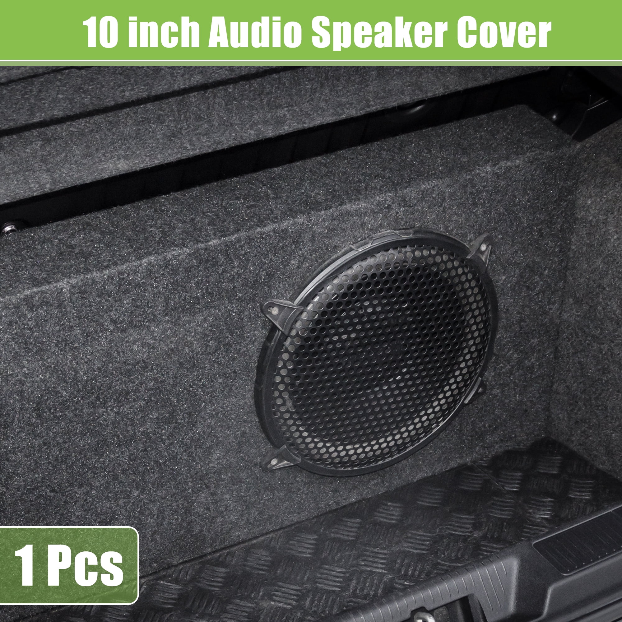 Unique Bargains Universal Car Speaker Grills Cover Protector Case with Screws and Clip 10"