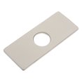 thumbnail image 3 of 6 Inch Sink Hole Cover, Stainless Steel Deck Plate Escutcheon for Bathroom or Kitchen Faucet (Brushed Silver), 3 of 5