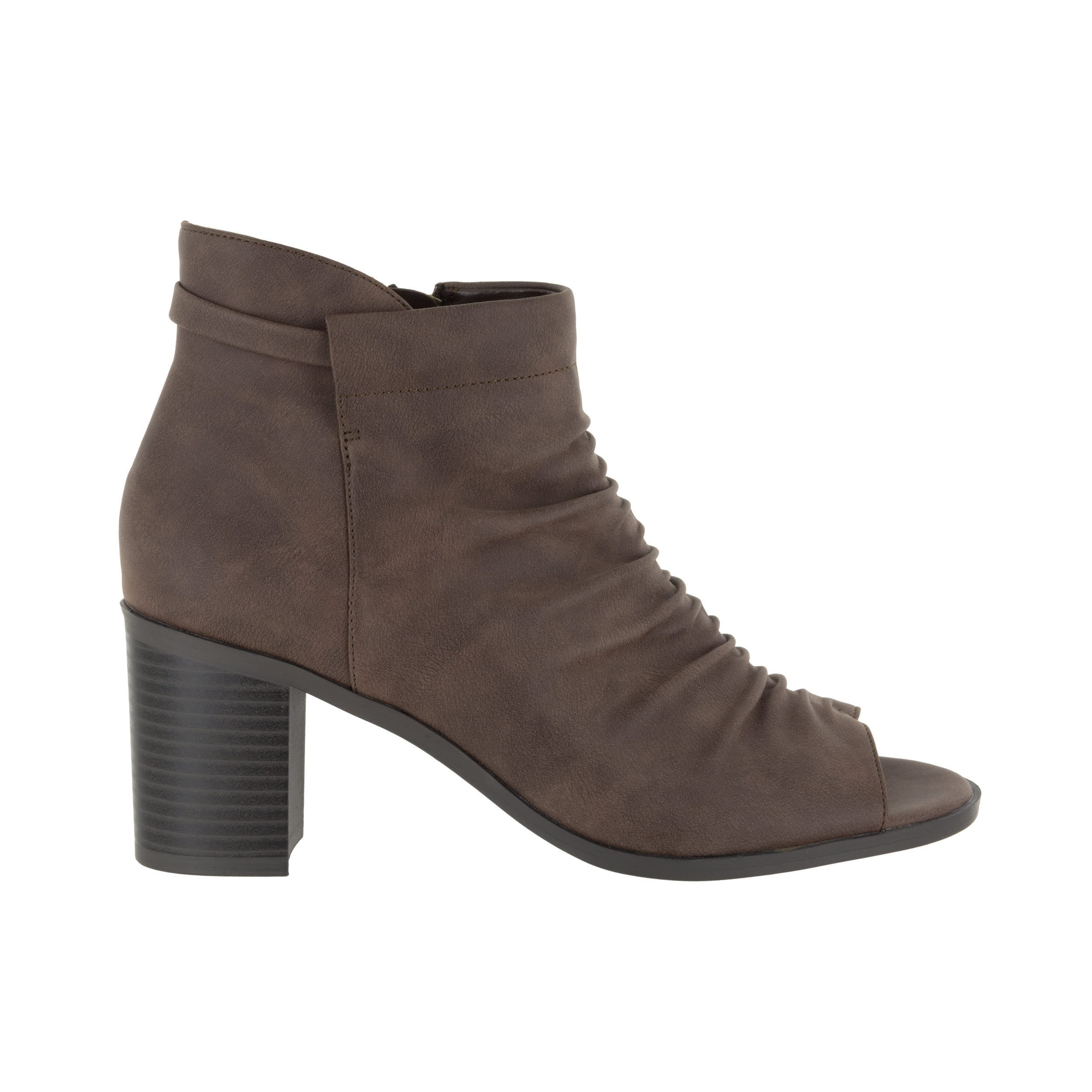 easy street peep toe booties
