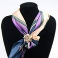 thumbnail image 4 of HOOUN Fashion Scarf Ring Heart Butterfly Flower Women Solid Buckle Brooch Clips Gift, 4 of 6