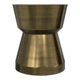 thumbnail image 2 of Simpli Home Allegra 16 inch Wide Modern Metal Side Table in Antique Brass Iron, Assembled, 2 of 9