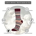 thumbnail image 3 of Loritta Wool Socks for Women, 5 Pairs Ladies Cozy Boot Winter Thermal Warm Thick Socks Size 5-9, 3 of 9
