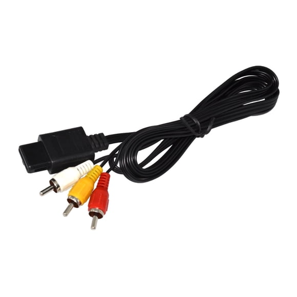pitrice Video Adapter Cable AV Video Converter Cord 1.8 Meters Game Console Accessory Replacement for N64