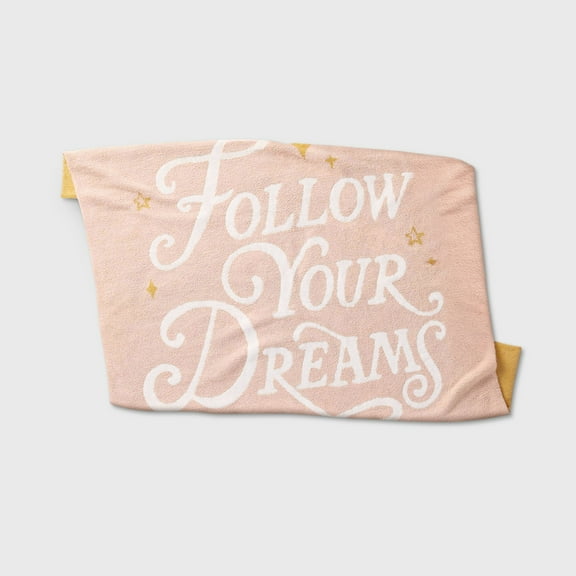 Princess 'Follow Your Dreams' Kids' Throw Blanket