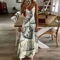 thumbnail image 3 of Beach Seashell Starfish Fine Art Sleeveless Dress Summer Dress Woman 2025, 3 of 7