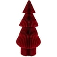 thumbnail image 2 of Northlight Accordion Honeycomb Foldable Paper Christmas Tree - 3' - Red, 2 of 7