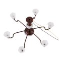 thumbnail image 2 of Lámpara de techo LED en miniatura para casa de muñecas, modelos de lámpara de araña a escala 1:87 Bronce perfke Candelabros de casa de muñecas, 2 of 9