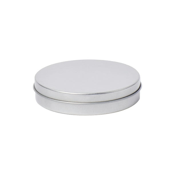 Pisexur Silver Candy Tin Box Metal Can Handmade Sugar Cake Tin Box