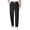 3# Black, variant on Mens Pull On Stretch Relaxed Fit Smart Casual Pants - Comfy Stretch Breathable Pants for Men Over 50 Black 3XL