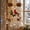 B, variant on Metal Christmas Wind Chime Sun Catcher, Village Scene Snow Effect, Red Green Gold Hanging Ornament for Home