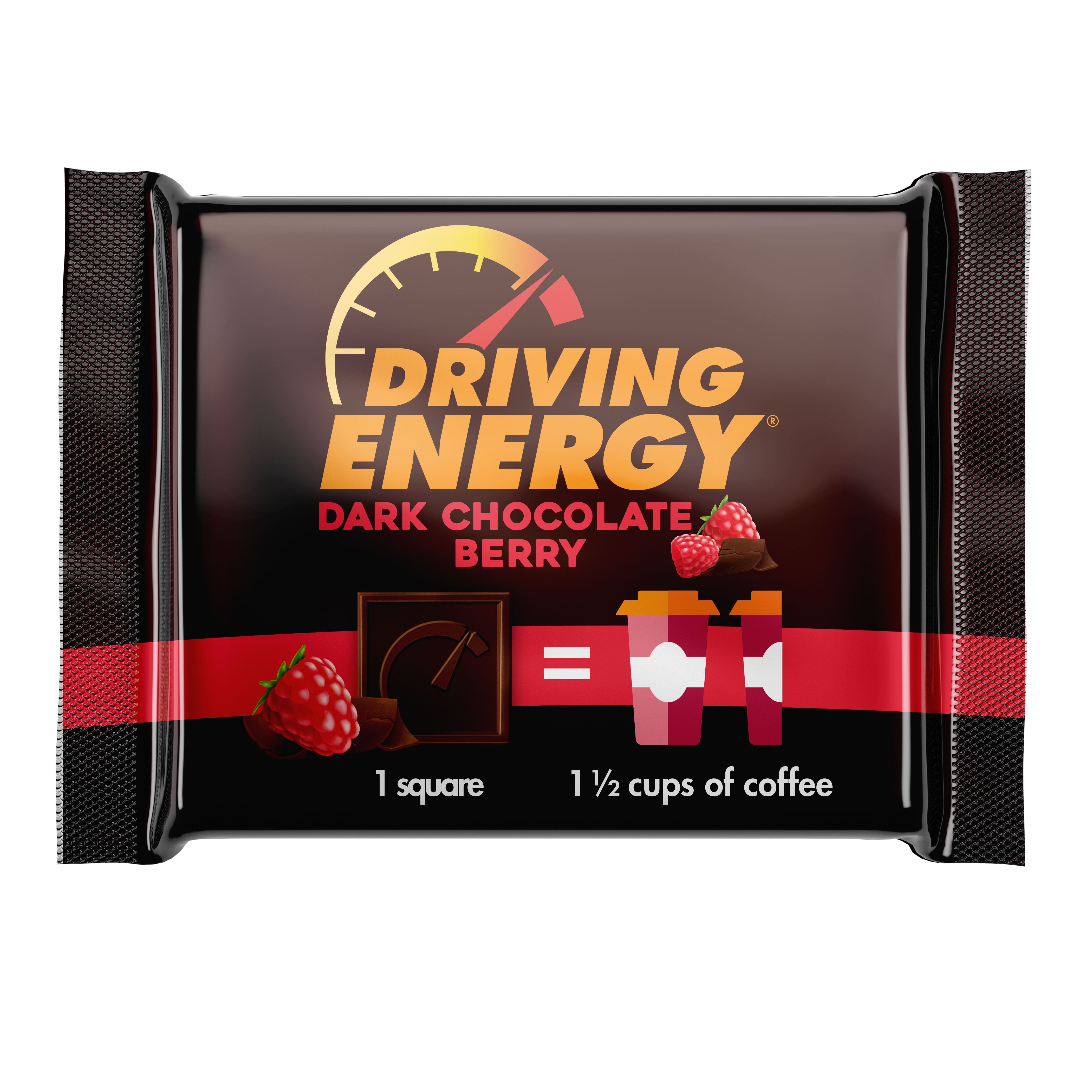 Driving Energy Berry - 30count box - Caffeinated Chocolate Squares