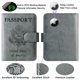 thumbnail image 3 of Funda de piel con cierre de pasaporte y bloqueo RFID para viajes esenciales, 3 of 9