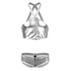 thumbnail image 1 of Conjunto de Disfraces de Fantasía de Correas Elásticas para Hombre, Lencería Corporal, Pecho, Medio Arnés Plata, 1 of 9
