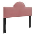 thumbnail image 2 of Modway Tête de Lit Moderne en Velours de Performance pour Lit Double/grand Lit en Rose Poussiéreux, 2 of 10