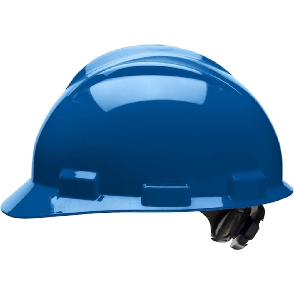 Hard Hat, S61, Polyethylene, 4 Point Ratchet, Type 1, Class E, Blue 61KBR
