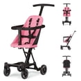 thumbnail image 1 of Dream On Me Lightweight and Compact Coast Rider Stroller with One Hand Easy Fold, Adjustable Handles and Soft Ride Wheels, Pink, 365-PINK, 1 of 5