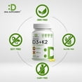 DEAL SUPPLEMENT Vitamin D3 K2 Softgel, 21 Complex, Vitamin D3 5000 IU
