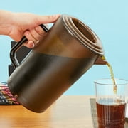 G.E.T. BPA-Free Shatterproof Plastic Ice Tea Pitcher with Lid, 2 Quart (64 Ounce), Amber
