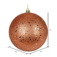thumbnail image 2 of Vickerman 10" Coral Sequin Ball Ornament, 2 of 2