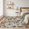 thumbnail image 6 of Addison Rugs Chantille Indoor/Outdoor Transitional Floral Ivory Machine Washable Rectangle Rug, 3' x 5', 6 of 8