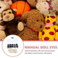 thumbnail image 3 of STRANDCHIC 200Pcs Plastic Realistic Eyeballs for Dolls Eye Decor for Birthday Parties, 3 of 4