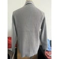 thumbnail image 4 of Zimjoy Gray Cardigan Sweaters for Men Long Sleeve Button Down Men's Sweater Shawl Collar Knit Sweater Loose Fit Casual Fall Winter Outwear Mens Cardigan with Pockets, Light Gray M, 4 of 4
