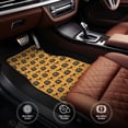 thumbnail image 4 of Cauagu German Shepherd Woof Pattern Car Floor Mat Set of 4,Car Carpet Mats Car Mats with Anti-Slip Backing & Driver Heel Pad Universal Fit for Cars/Trucks/SUV/Vans, 4 of 6