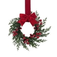 thumbnail image 4 of 1PC Christmas Wreaths for Front Door, Mini Christmas Wreath for Cabinets, Christmas Kitchen Decor, Mini Wreath for Cabinets Window Wall Holiday Decor, 4 of 5
