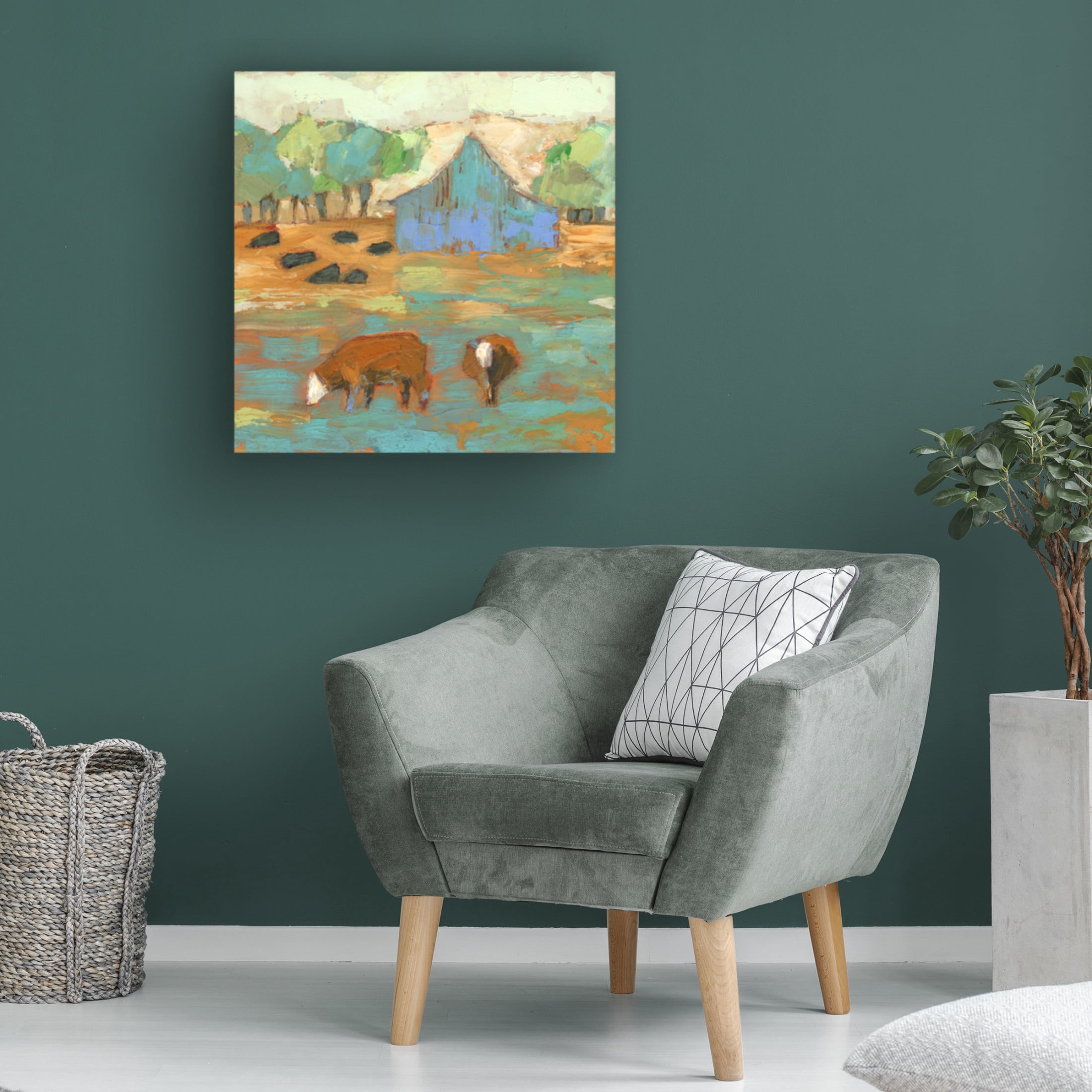 Trademark Fine Art Sue Jachimiec  Powhatan Barn Canvas Wall Art