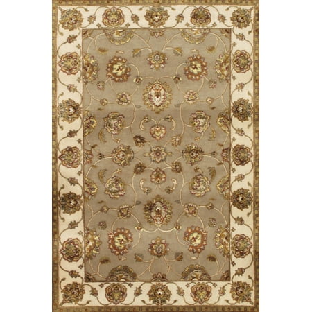 Agra Design Rug - Pasargad Home Agra Collection Hand Knotted Silk and Wool Area Rug