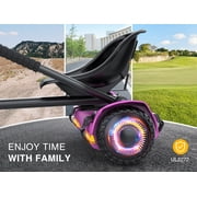 MIHOVER Self Balancing Scooter with Seat Attachment,Balancing Scooter for Kids or Adults with Adjustable Length, Fits 6.5 8 10 ,360°swivel Wheel UL2272 & CPC Certified