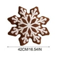 thumbnail image 5 of 3D Snowflake Christmas Decorative Throw Pillows, Christmas Snowflake Throw Pillows, Cute Winter Plush Pillow, Living Room Bedroom Decor, Christmas Decoration, 5 of 6