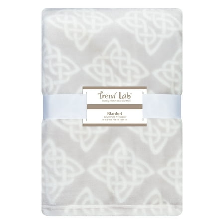 Trend Lab Plush Baby Blanket - Celtic Knot