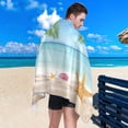 thumbnail image 4 of Coolnut Tropical Beach Beach Towel Super Soft Microfiber Sand Free Beach Towels, Oversized Camping Pool Towel, Lightweight, Breathable & Quick Dry Towels, 31x71in Washcloth Gift, 4 of 7
