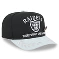 thumbnail image 3 of Men's New Era Black/Silver Las Vegas Raiders 2025 NFL Draft On Stage A-Frame 59FIFTY Fitted Hat, 3 of 5