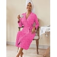 thumbnail image 4 of EKOUAER Womens Robes Lightweight Soft Knit Bathrobe Full Length Sleepwear with Pockets Ladies Loungewear, 4 of 6