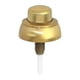 thumbnail image 1 of Botón de descarga de inodoro de una sola descarga Botón de inodoro Fácil de instalar Reparación de inodoros Juego de oro, 1 of 9