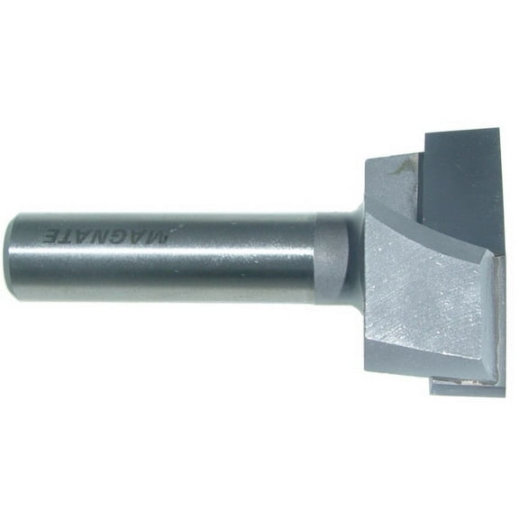 Magnate 2725 Surface Planing ( Bottom Cleaning ) Router Bit - 40mm Cutting Diameter, 1/2" Shank Diameter, 15/32" Cutting Length, 2" Shank Length