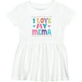 thumbnail image 3 of Inktastic I Love My Mema Grandchildren Girls Baby Dress, 3 of 5