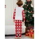 thumbnail image 4 of Pijamas familiares a juego de Navidad 2025, pijamas con estampado de alegres fuegos artificiales, ropa para adultos y niños, mono de bebé + ropa para perros, 4 of 5