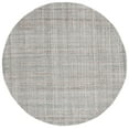 thumbnail image 2 of SAFAVIEH Abstract Irene Striped Area Rug, Grey/Rust, 6' x 6' Round, 2 of 11
