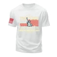 thumbnail image 4 of 4th of July Shirts for Men Mens Country Shirts Men's American Flag Short Long Sleeve T-Shirt White,2XL, 4 of 5