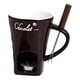 thumbnail image 5 of Taza de fondue de chocolate, estufa de cerámica para derretir queso, estufa para calentar velas, taza, 5 of 6