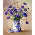 thumbnail image 1 of Pintura de diamante (DB5315) Flores en jarrón Cuadro de arte de diamantes de imitación redondo completo (A021) 45x60cm FLhrweasw Nuevo, 1 of 1