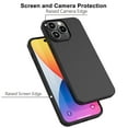 thumbnail image 3 of iPhone 14 Pro Max Case, Takfox iPhone 14 Pro Max Basic Case [Frosted] Shockproof Case Liquid Silicone Gel Rubber Soft TPU Anti-slip Bumper Thin Matte Slim Phone Case Covers 6.7 inch, Black, 3 of 8