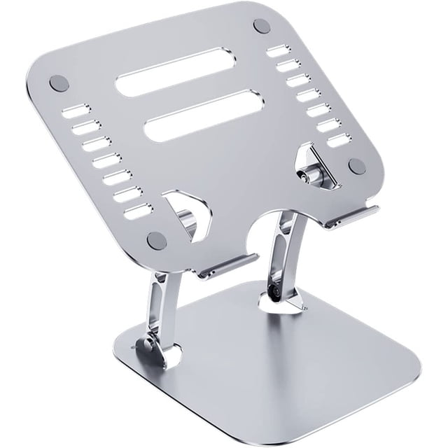 Laptop Stand for Desk, Ergonomic Aluminum Laptop Riser Laptop Mount for Desk, Adjustable Notebook Stand Compatible with 10-17" Laptops