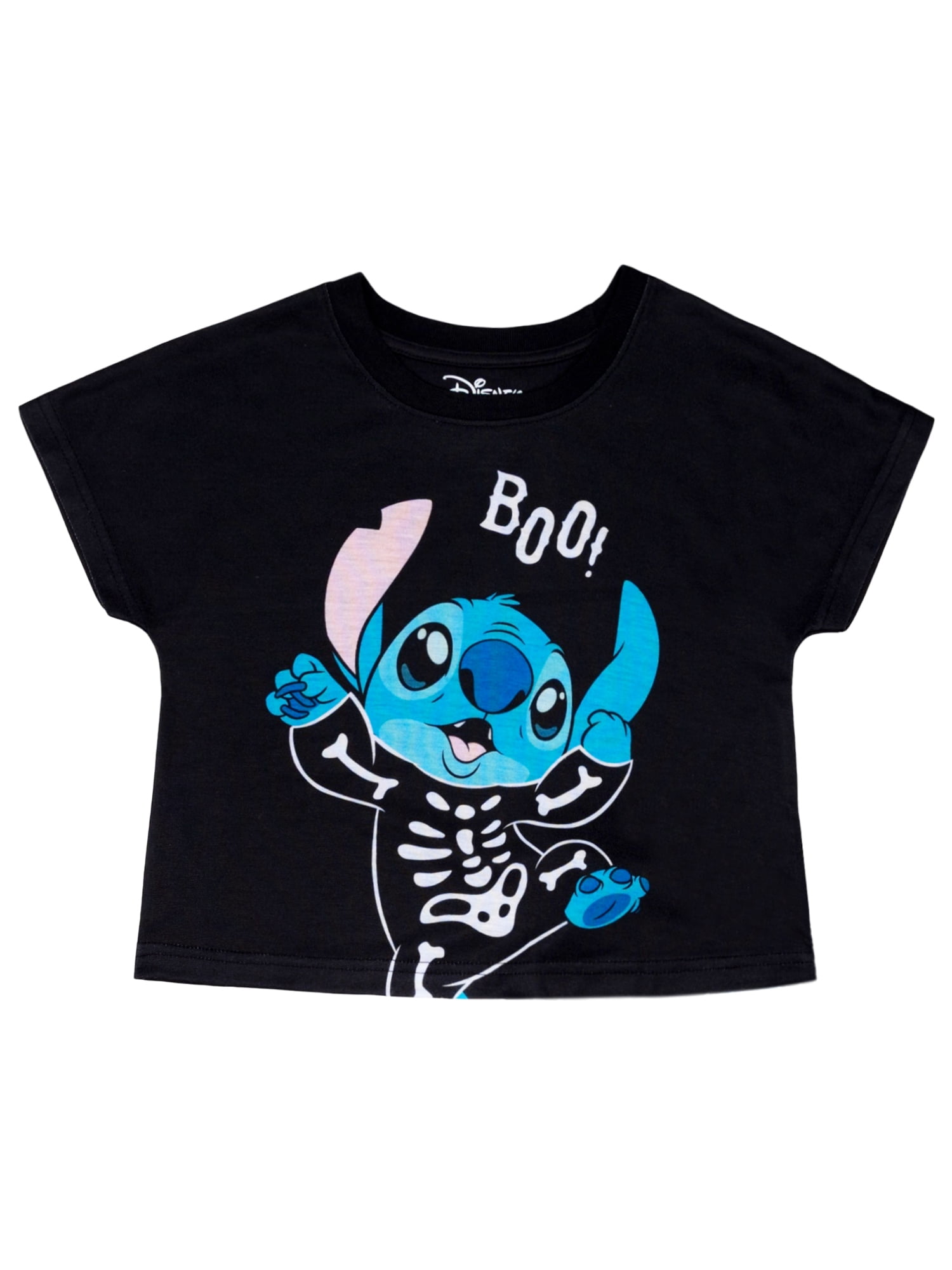 Lilo & Stitch Girls Short Sleeve Top and Short Pajama Set, 2-Piece, Sizes 4-12