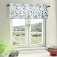 thumbnail image 6 of (Clearance) pdqouc Curtain Valance, Wildflowers Spring Watercolor Flower Floral Print Plants Short Rod Pocket Window Treatment for Living Room, Bedroom, Kitchen, Bathroom, 1 Panel,51 X 16 Inch, 6 of 9