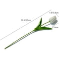 thumbnail image 2 of 10pc Artificial Tulip Flowers Bouquet Champagne-Pink Silk Fake Faux for Wedding Party Home Outdoor Decoration, 2 of 5